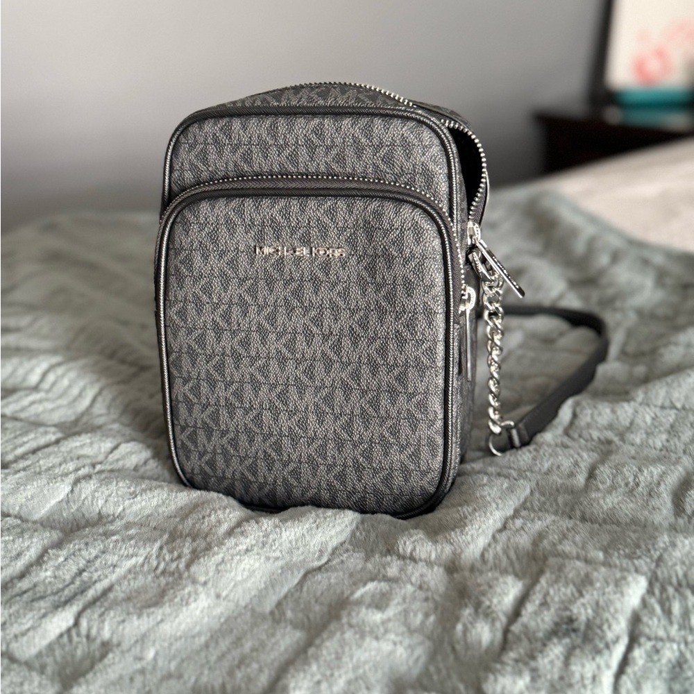 Michael Kors Gray Crossbody Bag